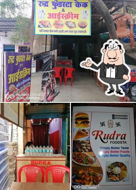The interior of Rudra foodsta mini Restaurant