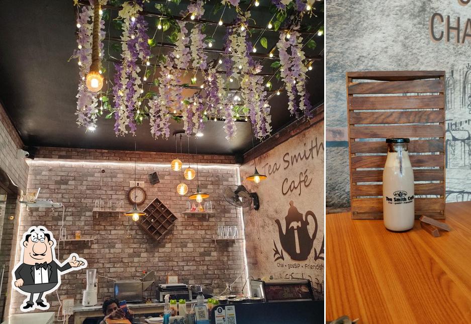 The interior of Tea Smith Cafe