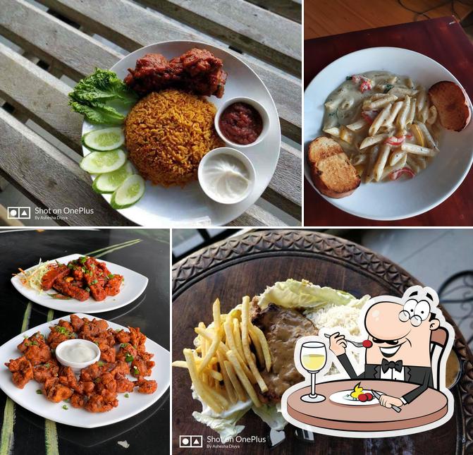 Food at The Rocketfuel Cafe