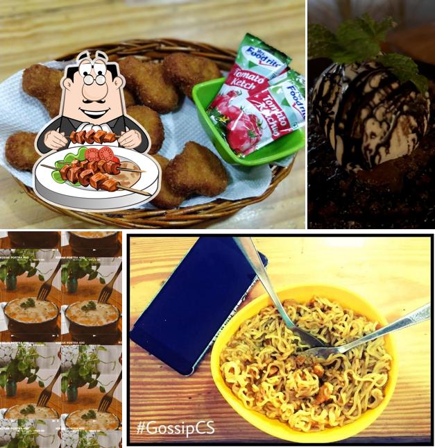 Food at Gossip Coffee Shack