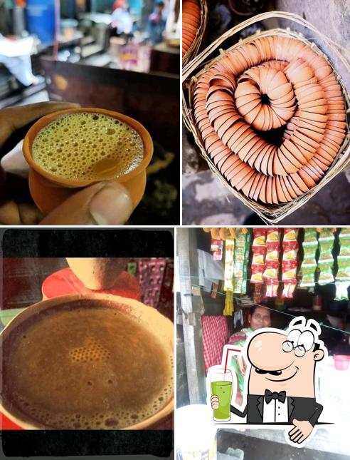Enjoy a drink at Karn Tea Stall