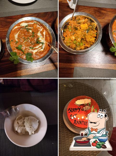 Chicken curry at Aanch restaurant