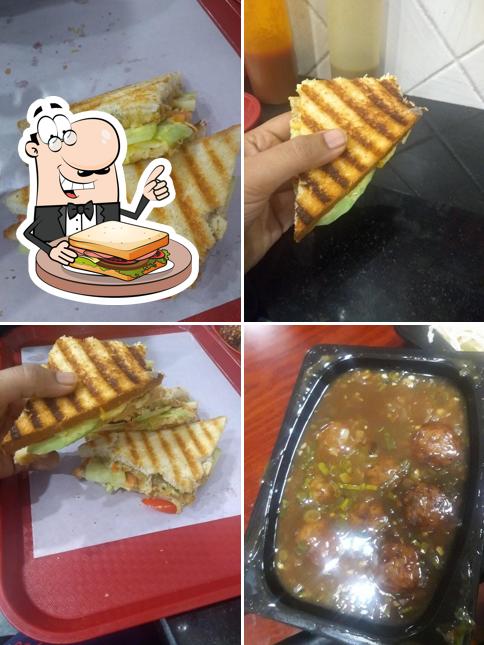 Grilled cheese sandwich at Burger Street