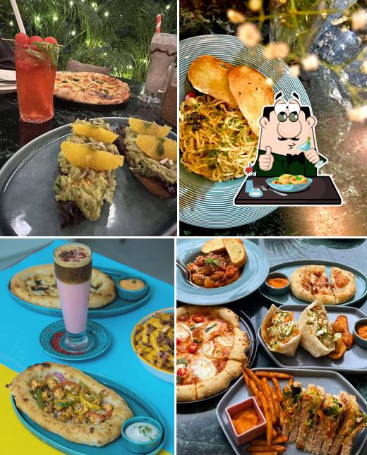 Food at Delilah's Cafe