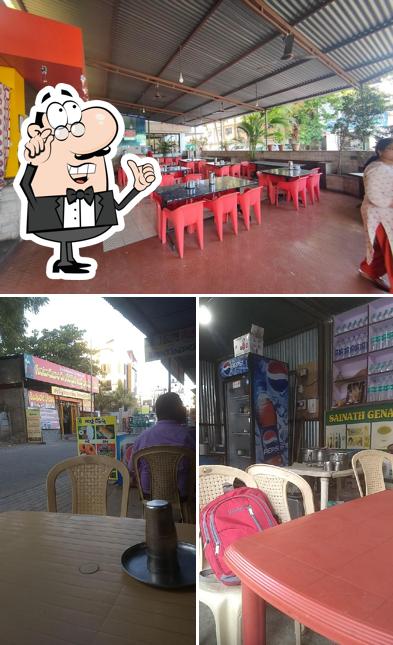 The interior of Futuristic vari Andhra Tiffins,Meals