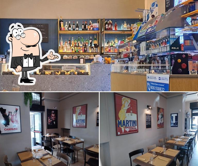 Dai un'occhiata agli interni di Kairos café