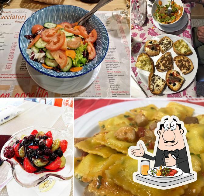 Cibo al Ristorante Pizzeria Bar Cacciatori