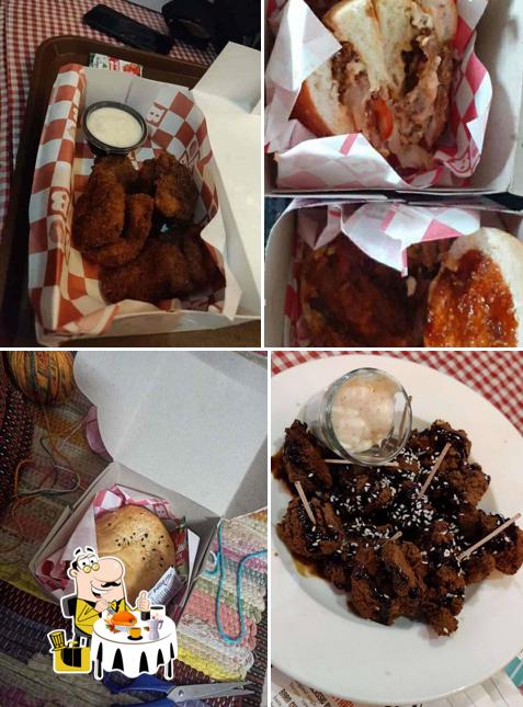 Food at The Burger Barn Cafe