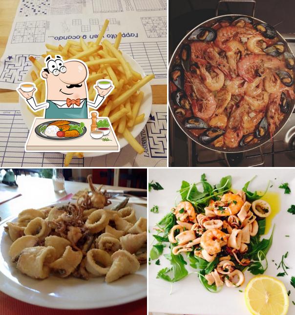 Cibo al Trattoria nel Blu