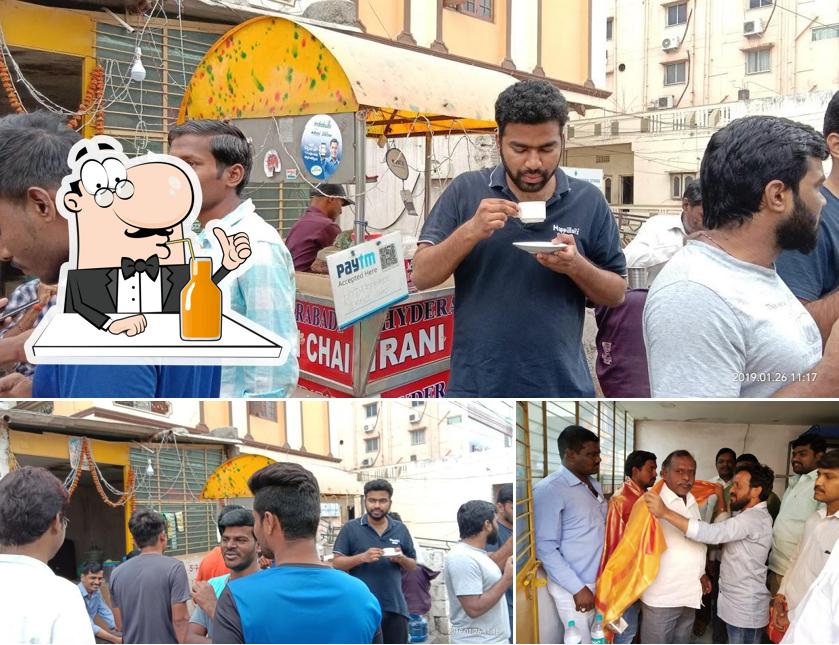 Enjoy a beverage at Hyderabadi Irani Chai
