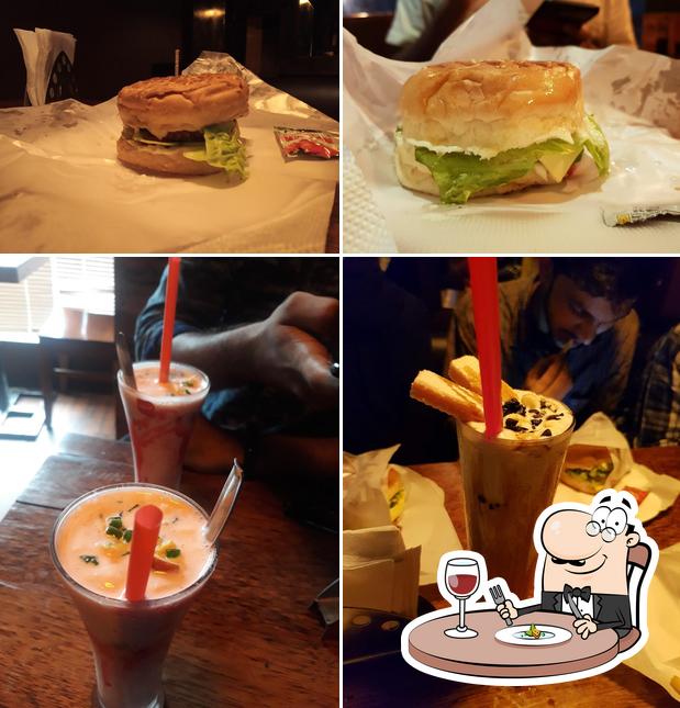 The restaurant's food and drink