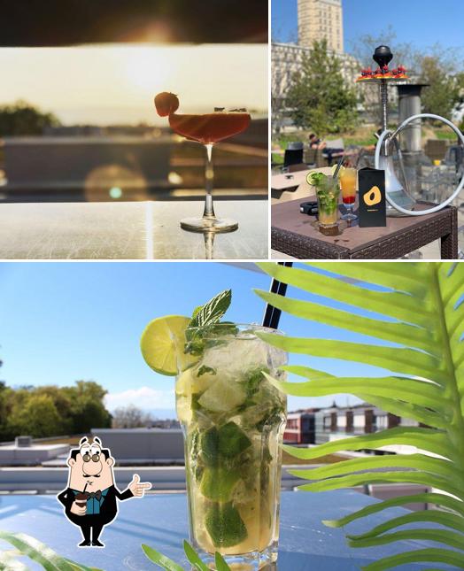 Hookah Bar & Rooftop serve un'ampia gamma di drink