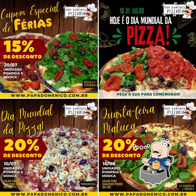 Comida em Papa Domênico