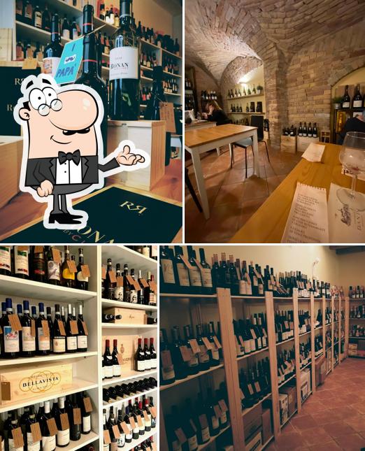Gli interni di 34. Bar á Vin