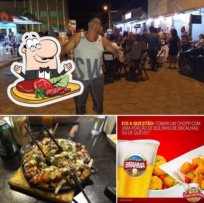 Peça refeições de carne no Erilza Cervejaria Choperia E Petiscaria