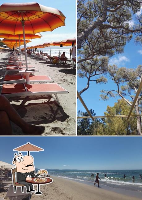 Gli esterni di Pappasole Beach Bar