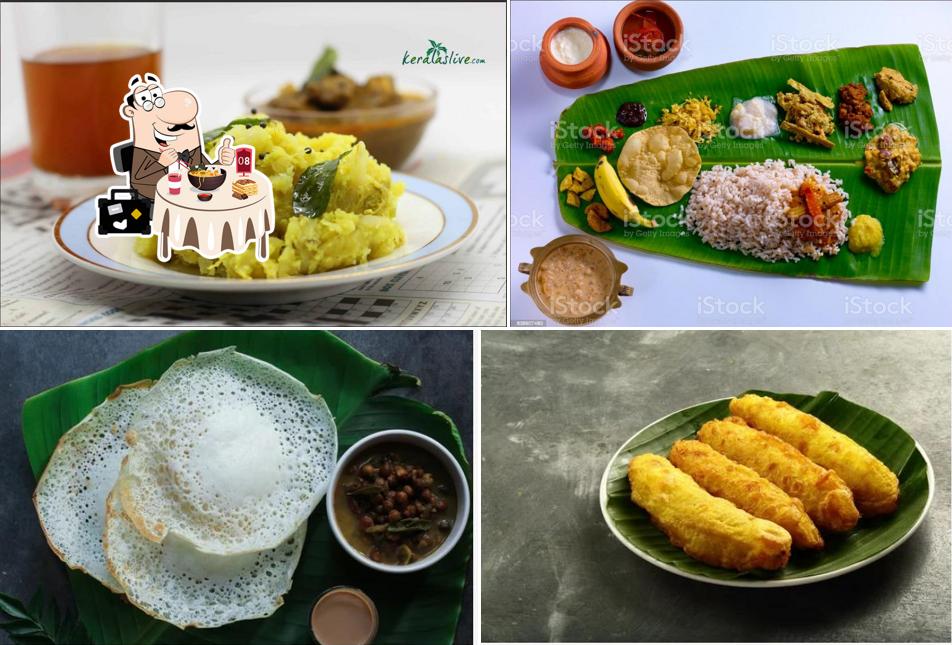 Food at Achayan’s Hotel