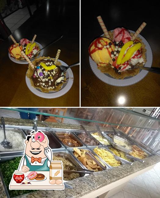 Bali Bar Nova Santa Rita oferece uma variedade de sobremesas