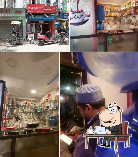 The interior of Curd Corner