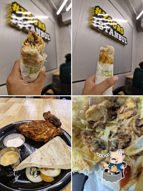 Food at Istanbul Rolls & Grills