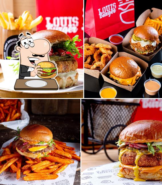 Try out a burger at Louis Burger, Noida