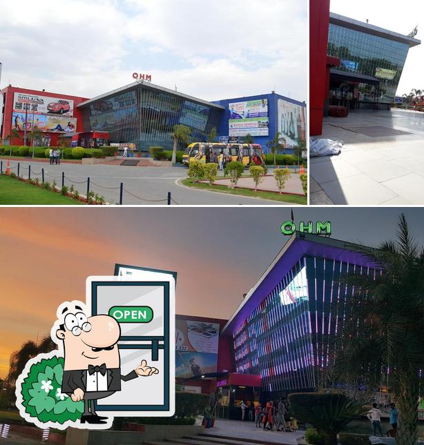 The exterior of OHM Cine Garden & Shopping Complex
