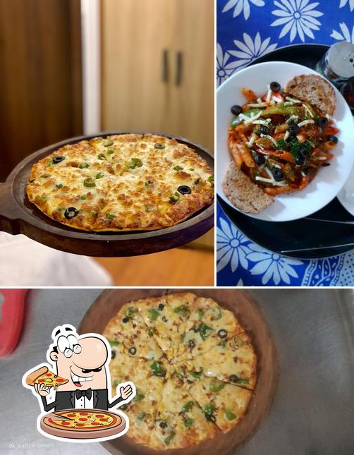 Pick pizza at Willow Tree Restaurant