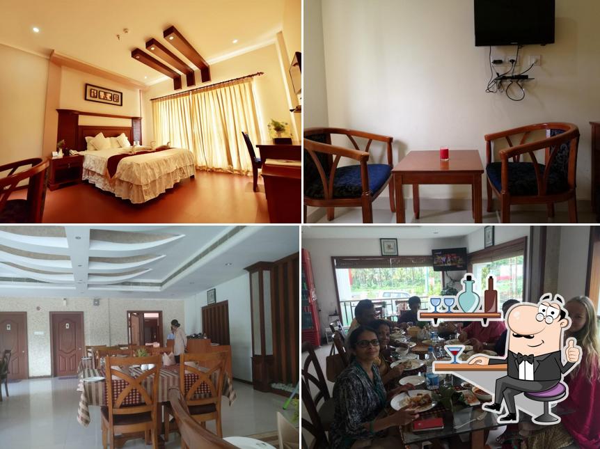 The interior of Athirappilly Residency