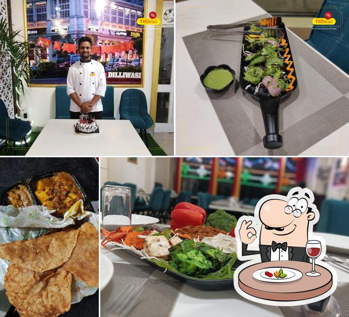 Food at Dilliwasi Fine Dine Restaurant and Rooftop Cafe