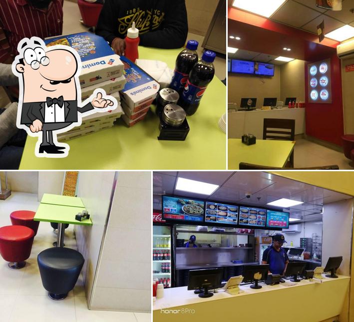 Check out how Domino's Pizza Kaushambi Metro Station, Ghaziabad looks inside