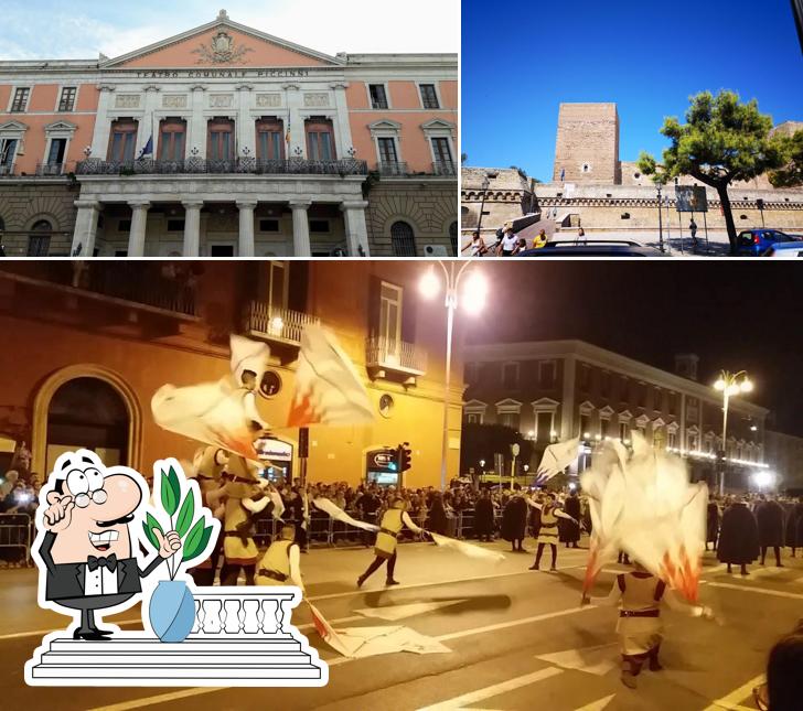 Goditi la vista dall'area esterna di Fra Bo - Pizzeria Ristorante