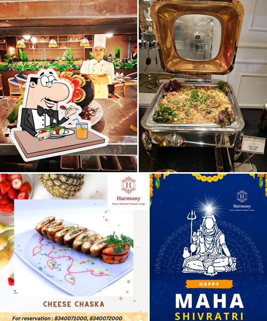 Food at Harmony Hisar Hotel Restaurant Lounge Best Banquet Hall in Hisar