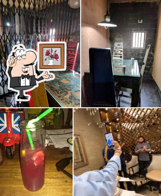 Take a seat at one of the tables at Lockup