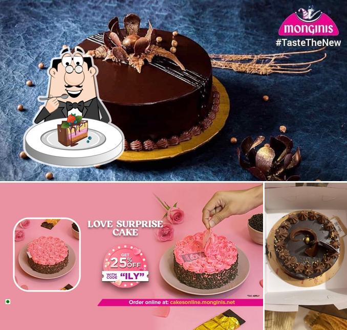 Chocolate cake at Monginis Cake Shop