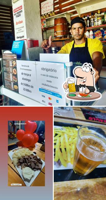 Bar do Serginho 2 serve uma seleção de cervejas