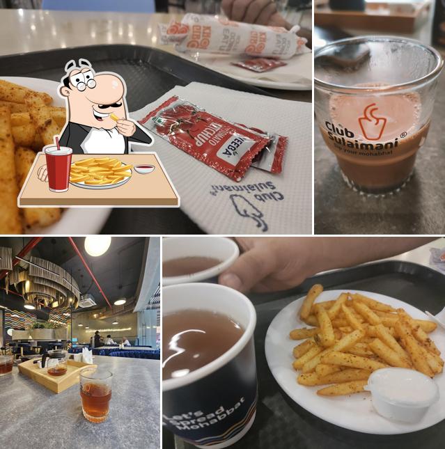 French fries at Club Sulaimani HiLite Business Park