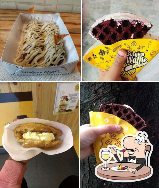 Food at The Belgian Waffle Co