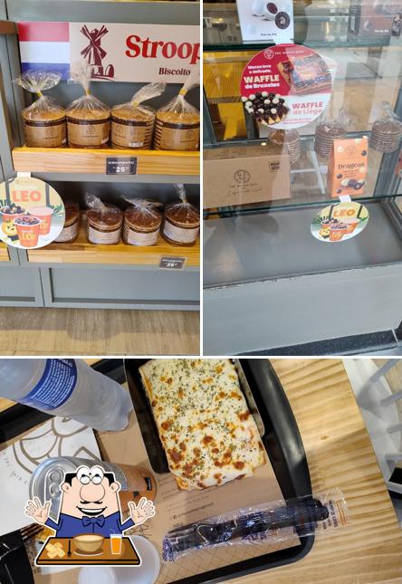 Platos en The Waffle King São Bernardo