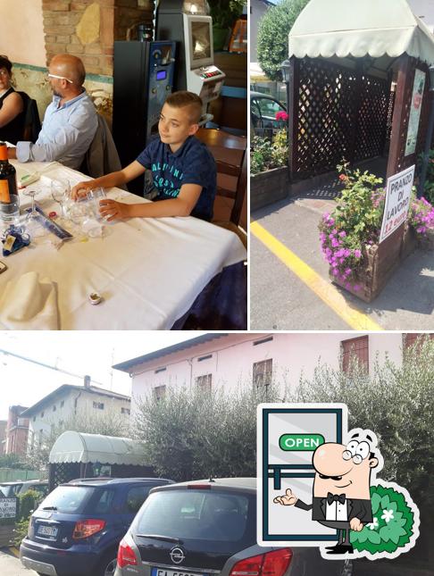 Gli esterni di Trattoria Alpino
