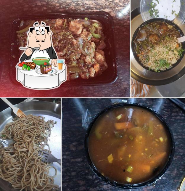 Hot and sour soup at Chinese Wok