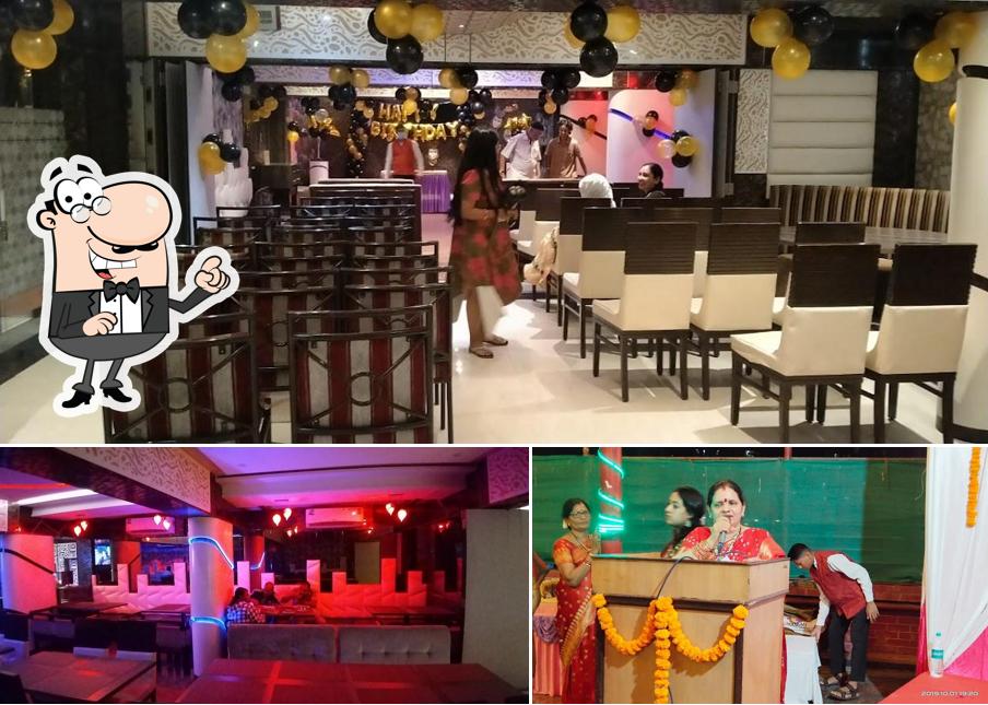 The interior of Sitara Fine Dine Bar and Banquets