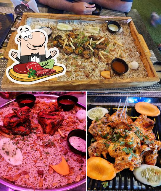 There’s a selection of dishes for meat lovers