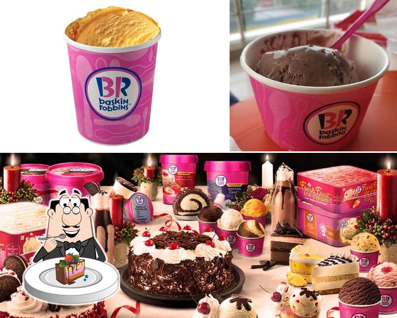 Chocolate cake at Baskin Robbins