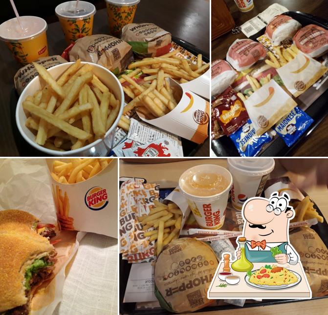 Comida em Burger King