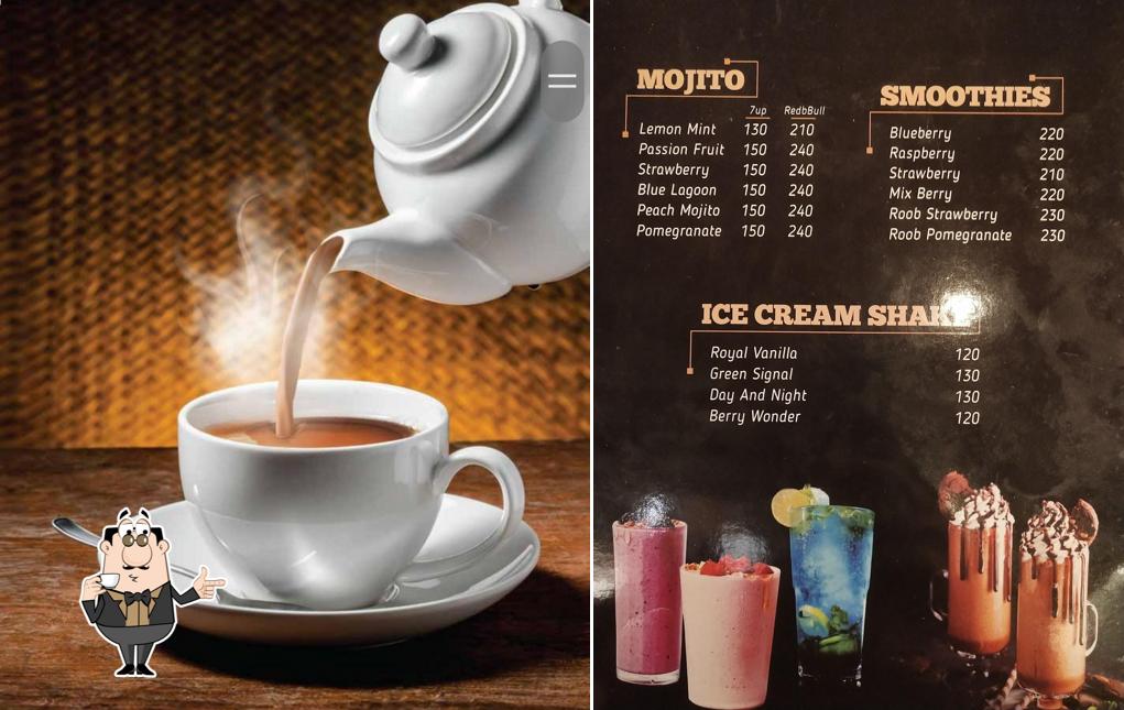 Enjoy a beverage at Tea N Sugar