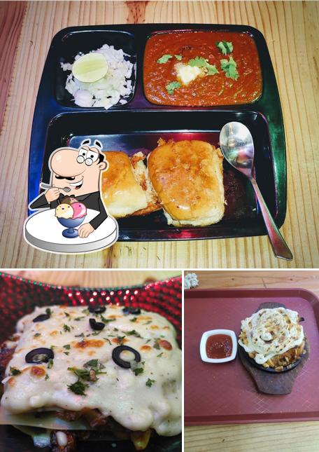 The cafe olive offers a range of sweet dishes