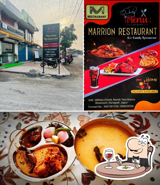 Food at Marrion Restaurant