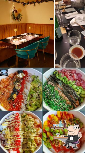 Gli interni di MōMA Japanese Cuisine Gourmet