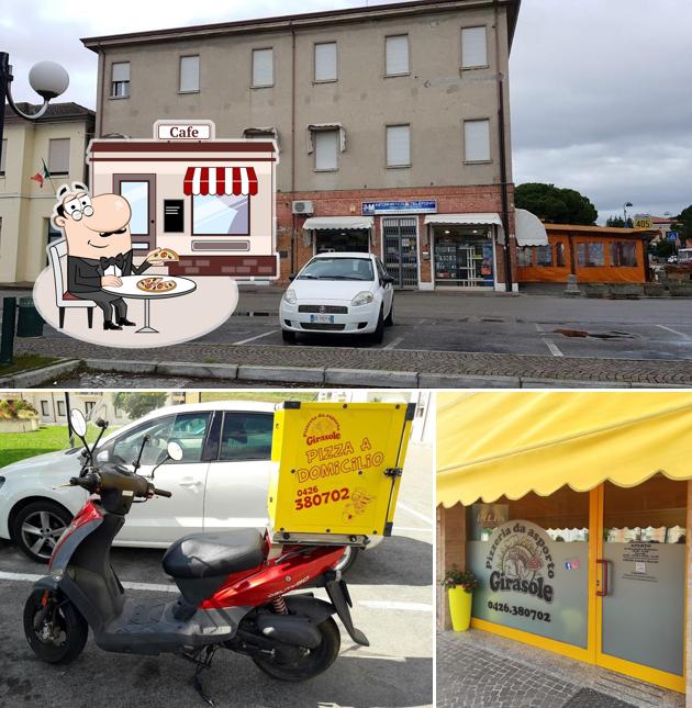 Gli esterni di Pizzeria Girasole