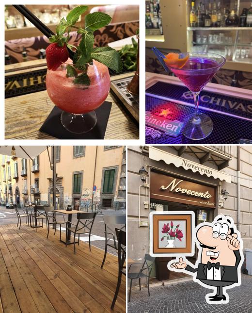 Novecento Wine Bar si caratterizza per la interni e bevanda